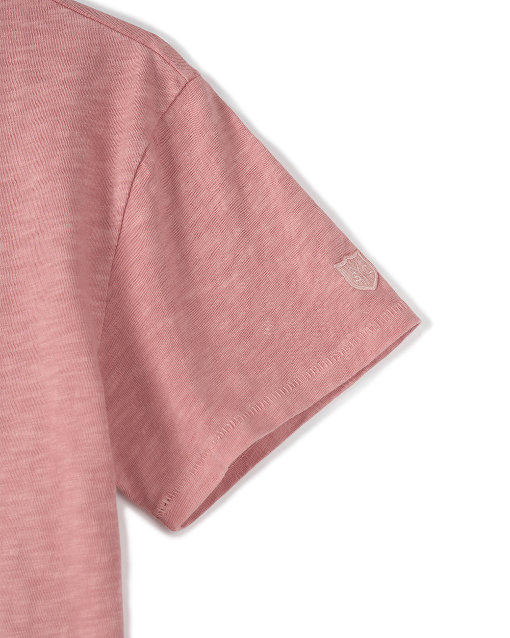 [예약 배송] (W) 선데이세레머니 내추럴 다이드 베이직 슬럽 티 - 애쉬 핑크([예약 배송] (W) SUNDAY CEREMONY Natural Dyed Basic Slub Tee - Ash Pink) - 5