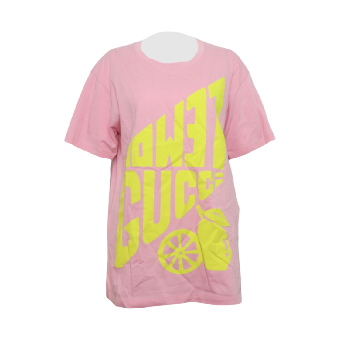 ITODBG7JCPUO Gucci Pink Cotton Logo T-Shirt