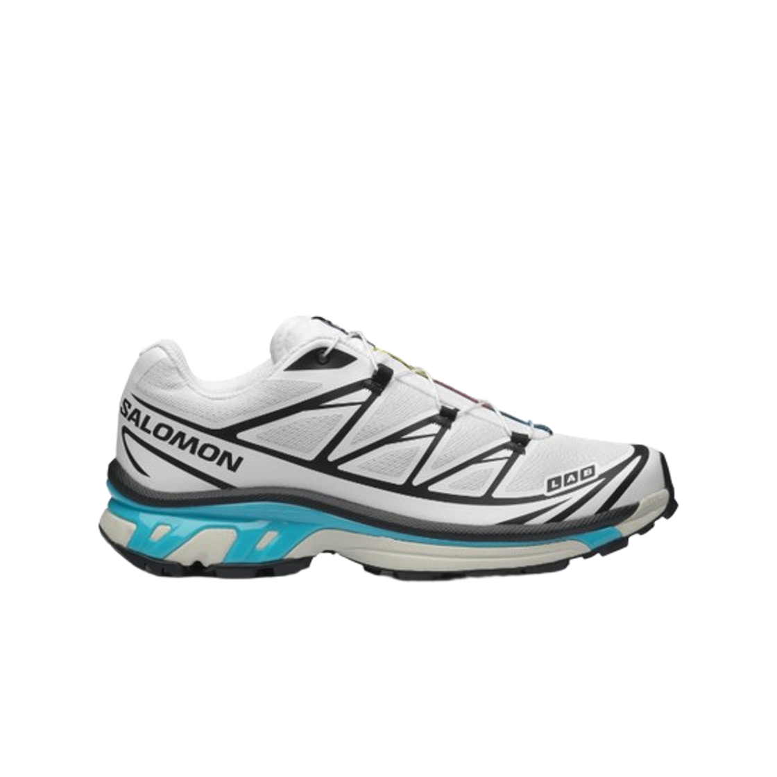 L49143300 Salomon XT-6 Black White Blue Curacao