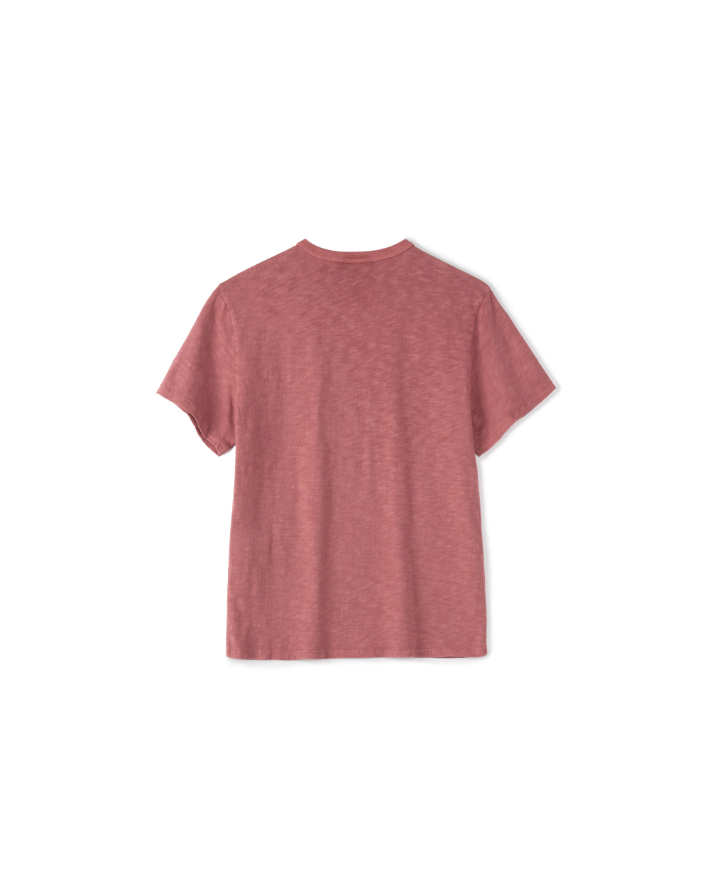 [예약 배송] (W) 선데이세레머니 내추럴 다이드 베이직 슬럽 티 - 딥 핑크([예약 배송] (W) SUNDAY CEREMONY Natural Dyed Basic Slub Tee - Deep Pink) - 2