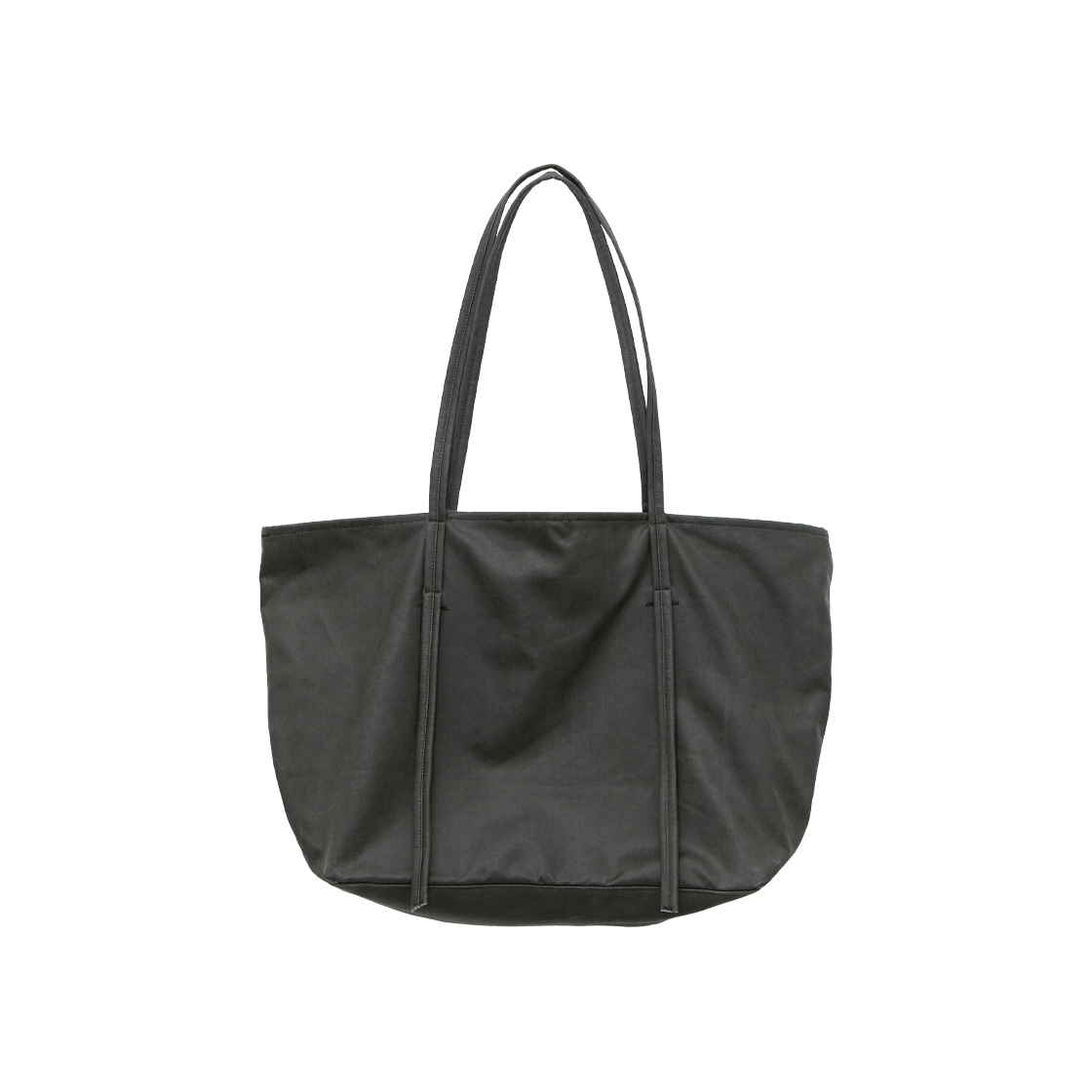 폴리테루 쇼퍼 토트백 코티드 차콜(Polyteru Shopper Tote Bag Coated Charcoal)