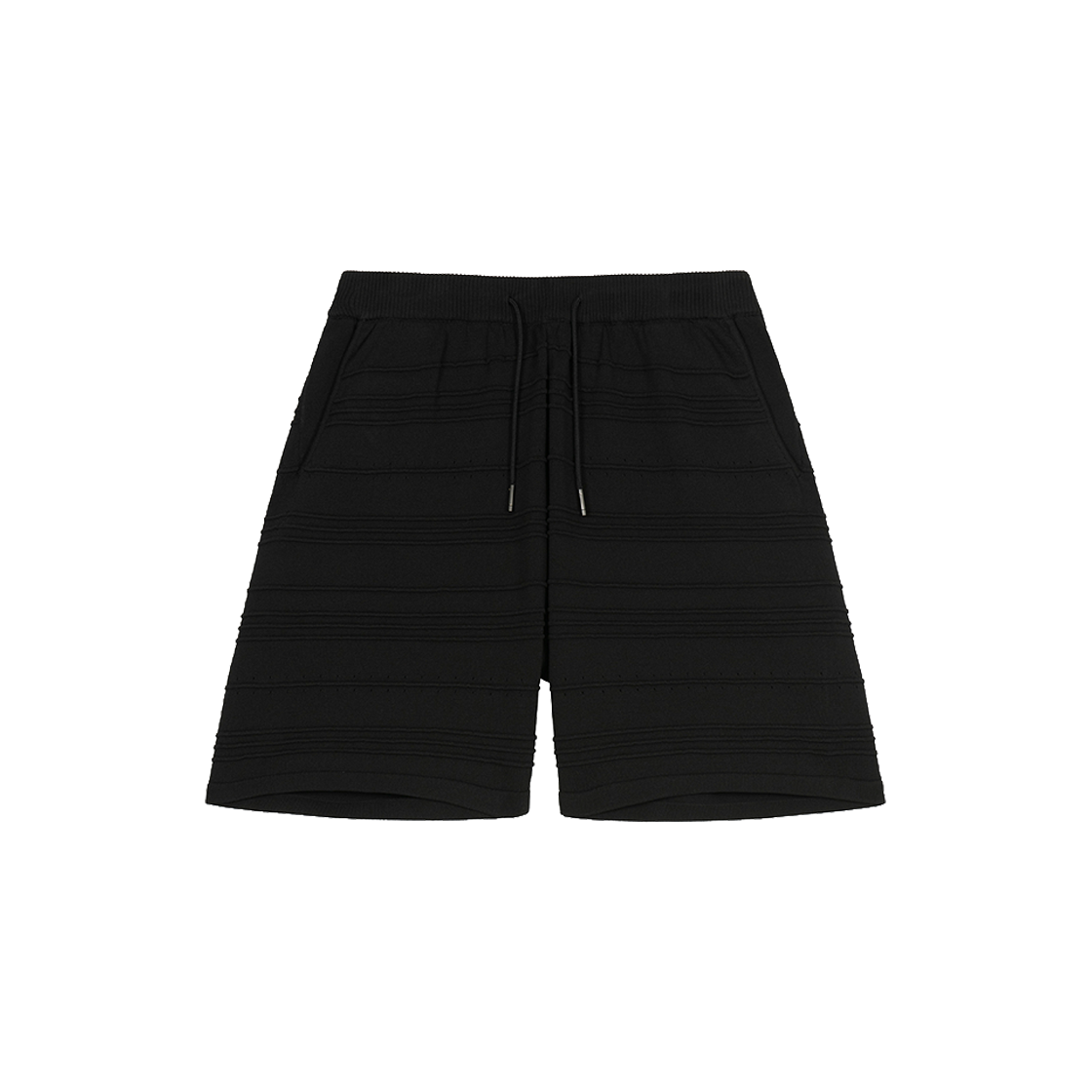 ZI3PT312BK ZIOSONGZIO Multi Texture Knit Shorts