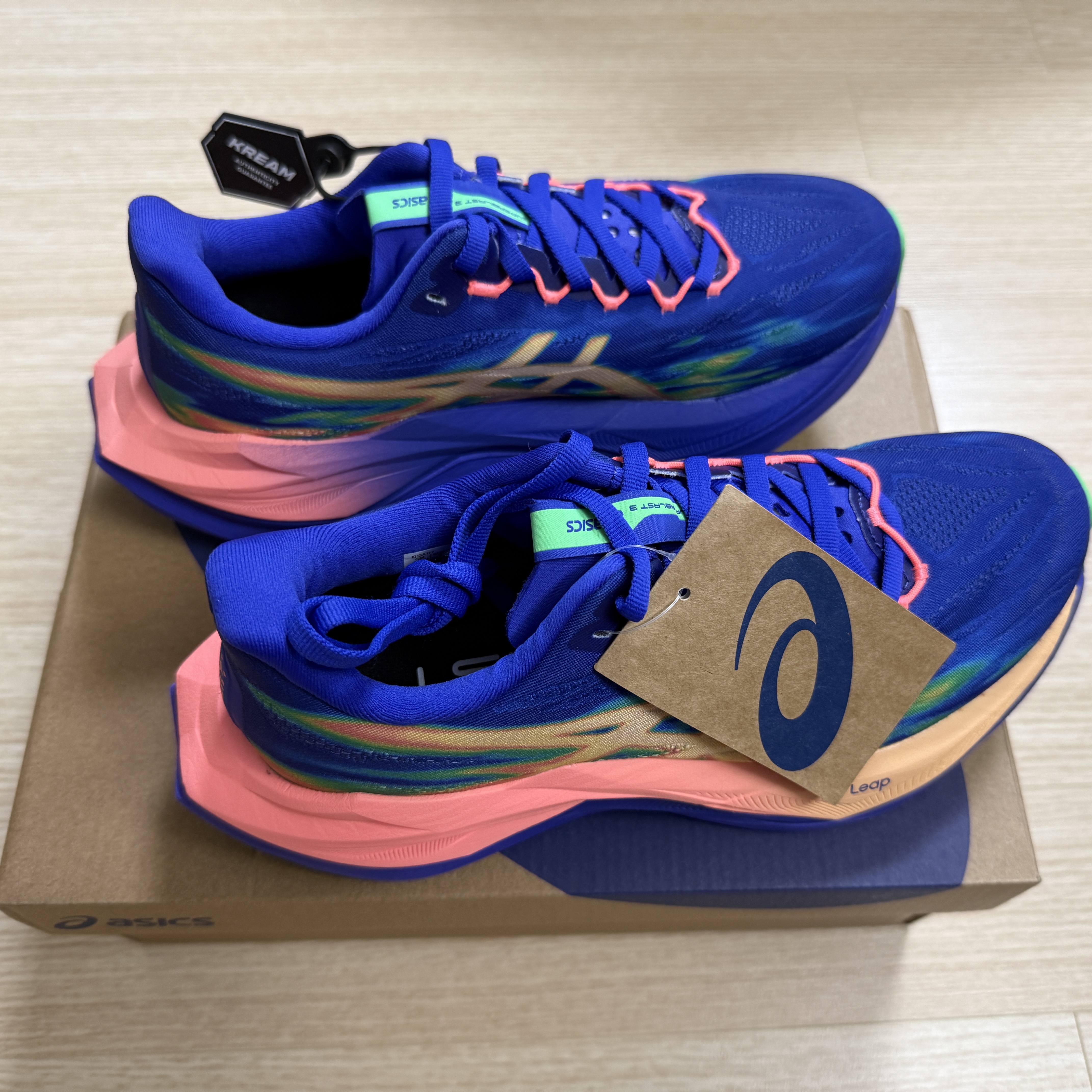 Asics Superblast 3 Cobalt Burst Light Orange 착용 스타일 - 3