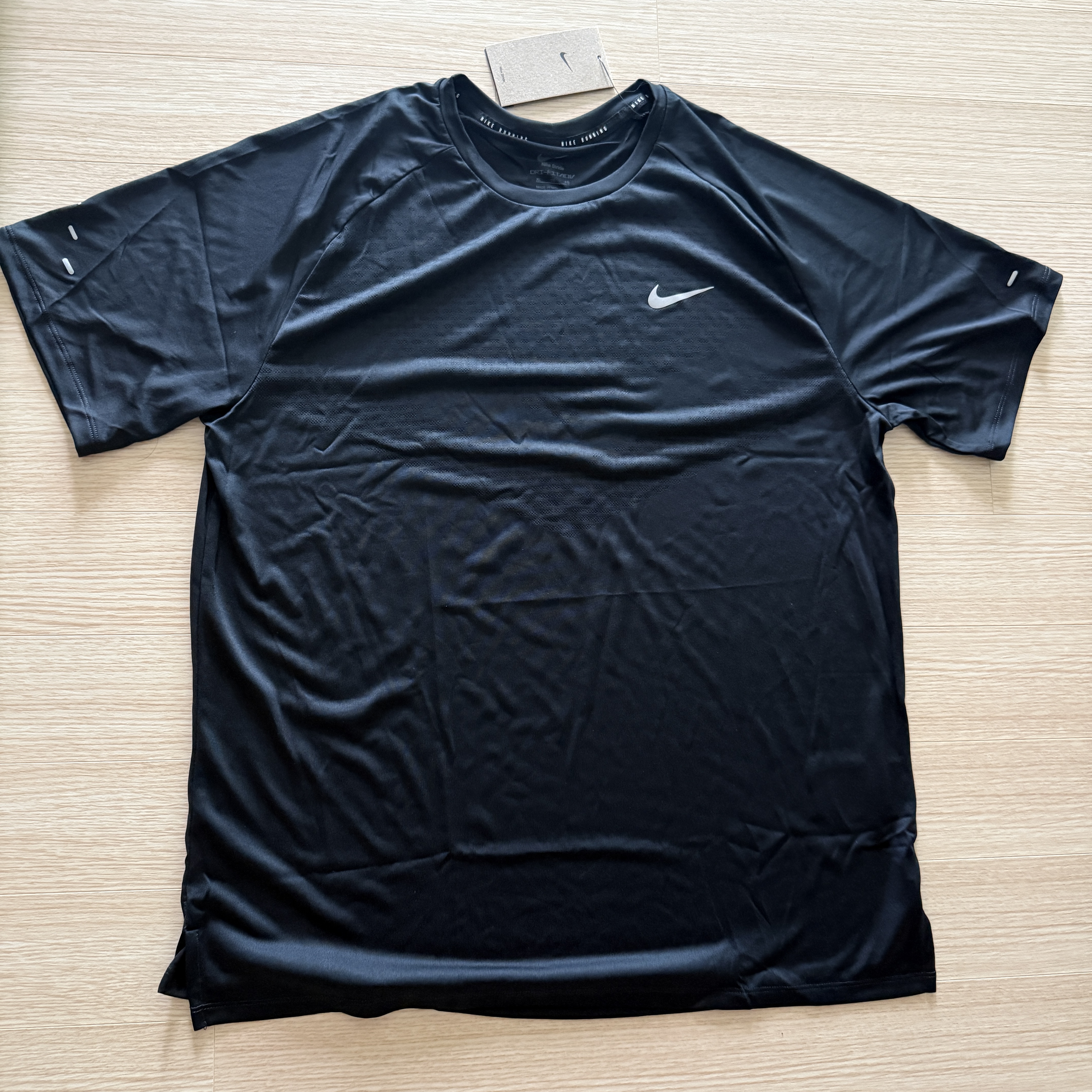 Nike Stride Dri-Fit ADV Short Sleeve Running Top Black - Asia 착용 스타일 - 2