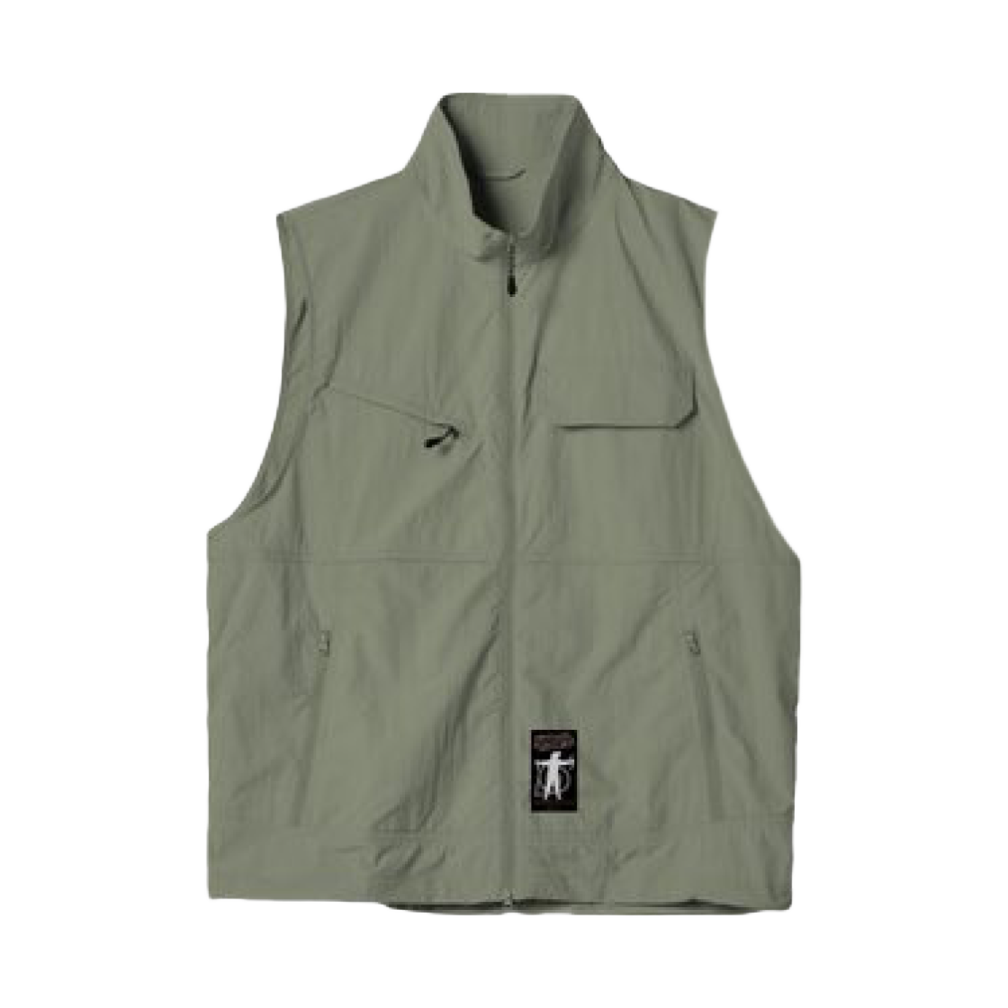 스파오 x 나루토 나일론 베스트 카키(Spao x Naruto Nylon Vest Khaki) - 1