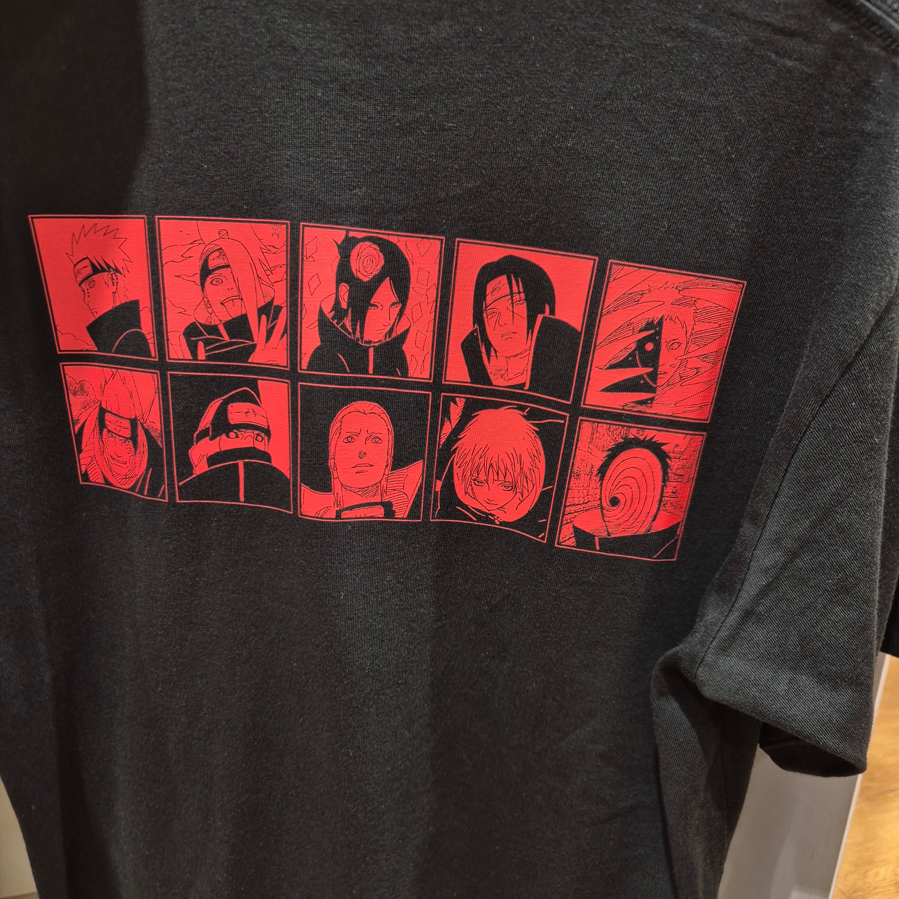 Uniqlo UT Shueisha 100th Anniversary Naruto T-Shirt Black 착용 스타일 - 2