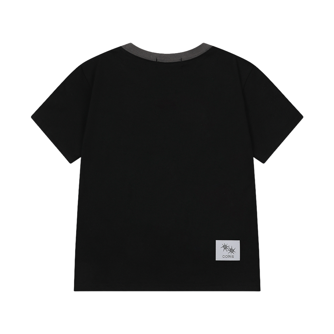 코이리스 로라 스몰 로고 배색 반팔 티 블랙(Coiris Rora Small Logo Half T Black) - 2