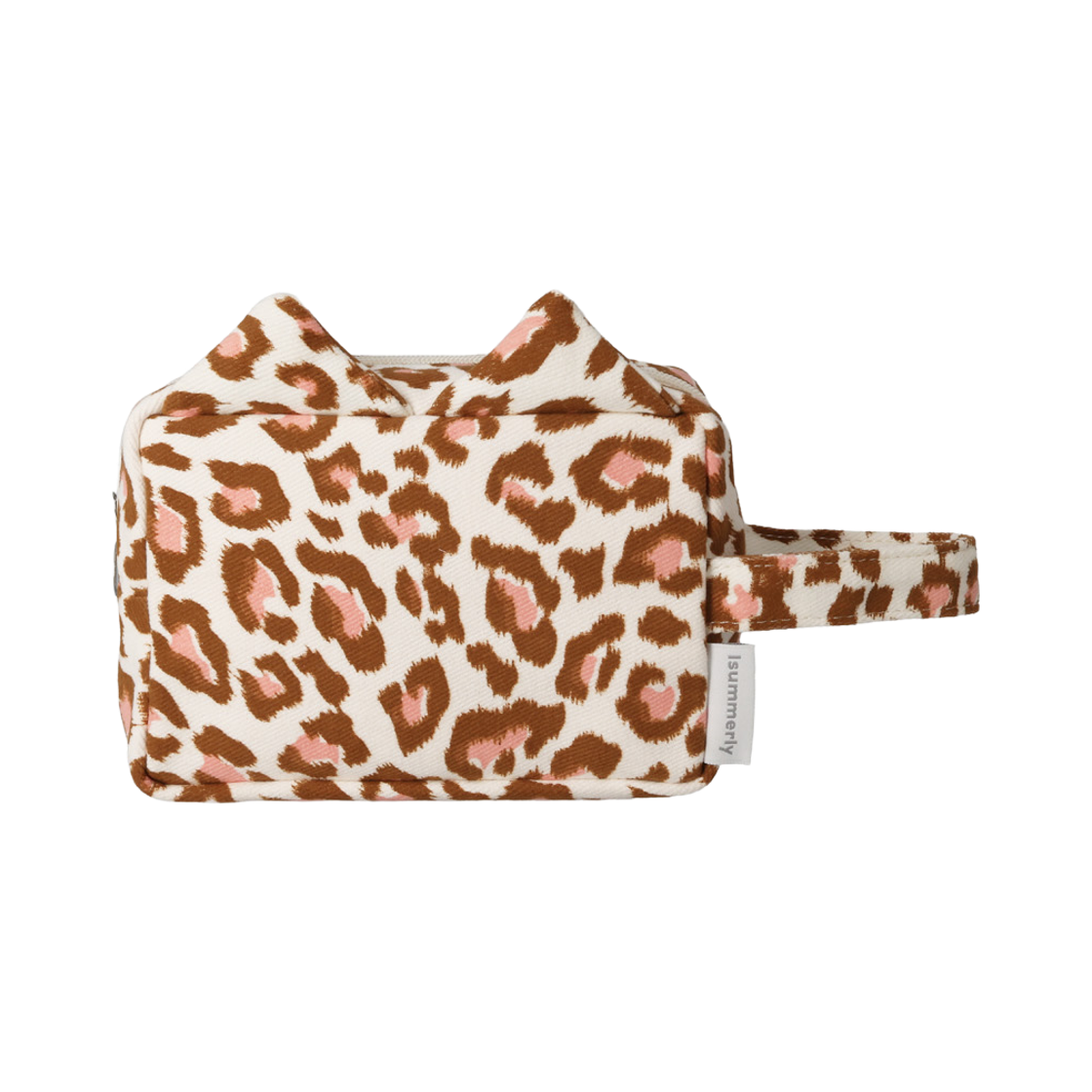 아이썸머리 베이비 냥 파우치 미디움 사이즈 - 핑크 호피(Isummerly Baby Nyang Pouch M size - Pink white cat)