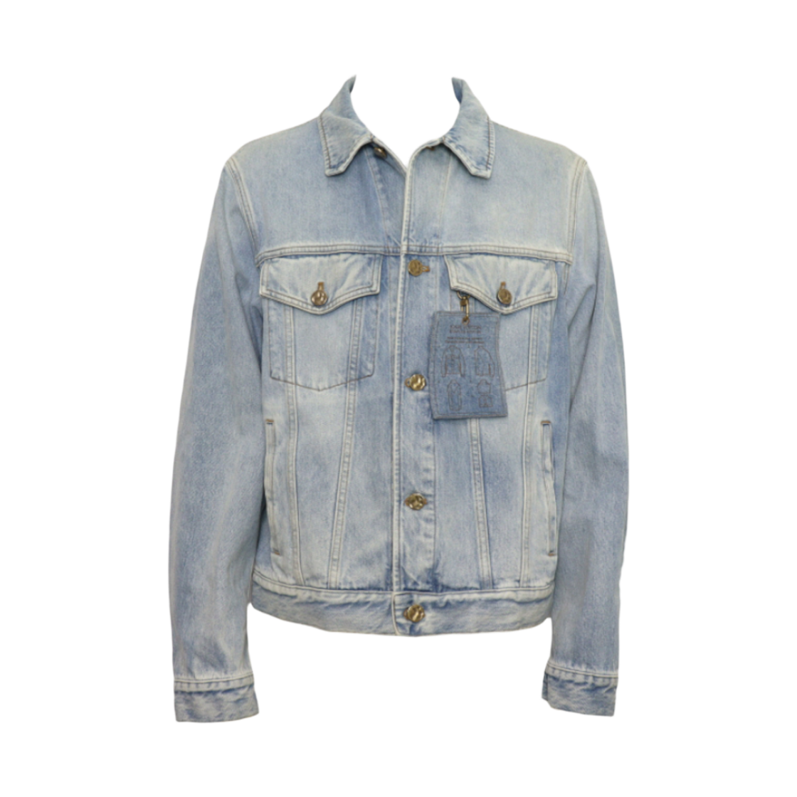 ITG9UBMTRL97 Louis Vuitton DNA Washed Denim Men Jacket