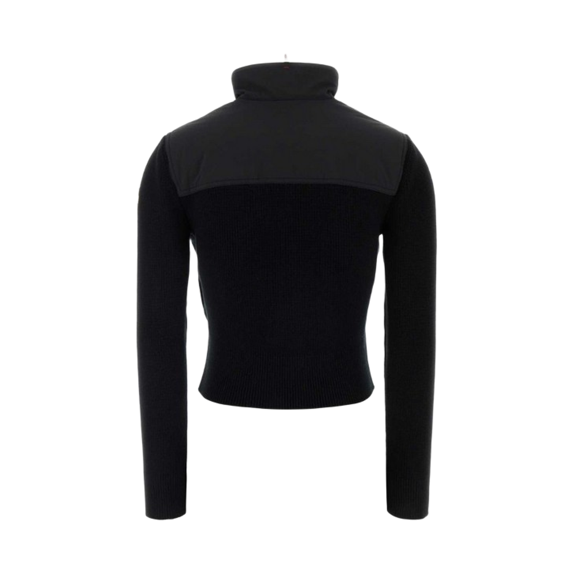 (W) 몽클레르 그레노블 패딩 집업 코튼 가디건 블랙 - 26SS((W) Moncler Grenoble Padded Zip-Up Cotton Cardigan Black - 26SS) - 2