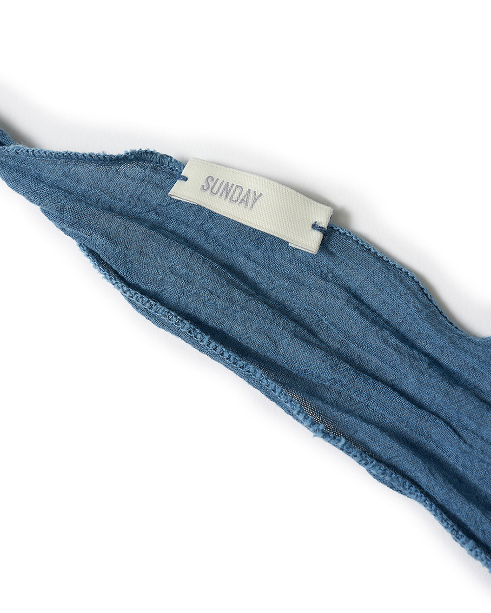 [예약 배송] 선데이세레머니 내추럴 다이드 네커치프 - 딥 인디고([예약 배송] SUNDAY CEREMONY Natural Dyed Neckerchief - Deep Indigo) - 2