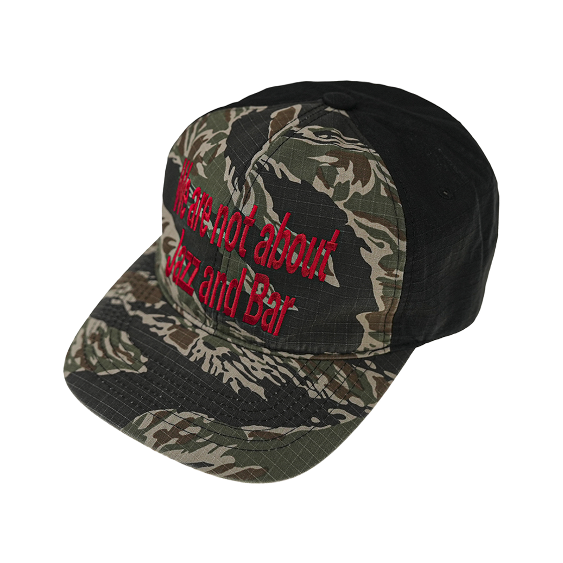 재즈앤바 워시드 코튼 립스탑 로고 캡 타이거카모(JAZZANDBAR WNJB Washed Cotton Ripstop Logo Cap Tiger Camo) - 3