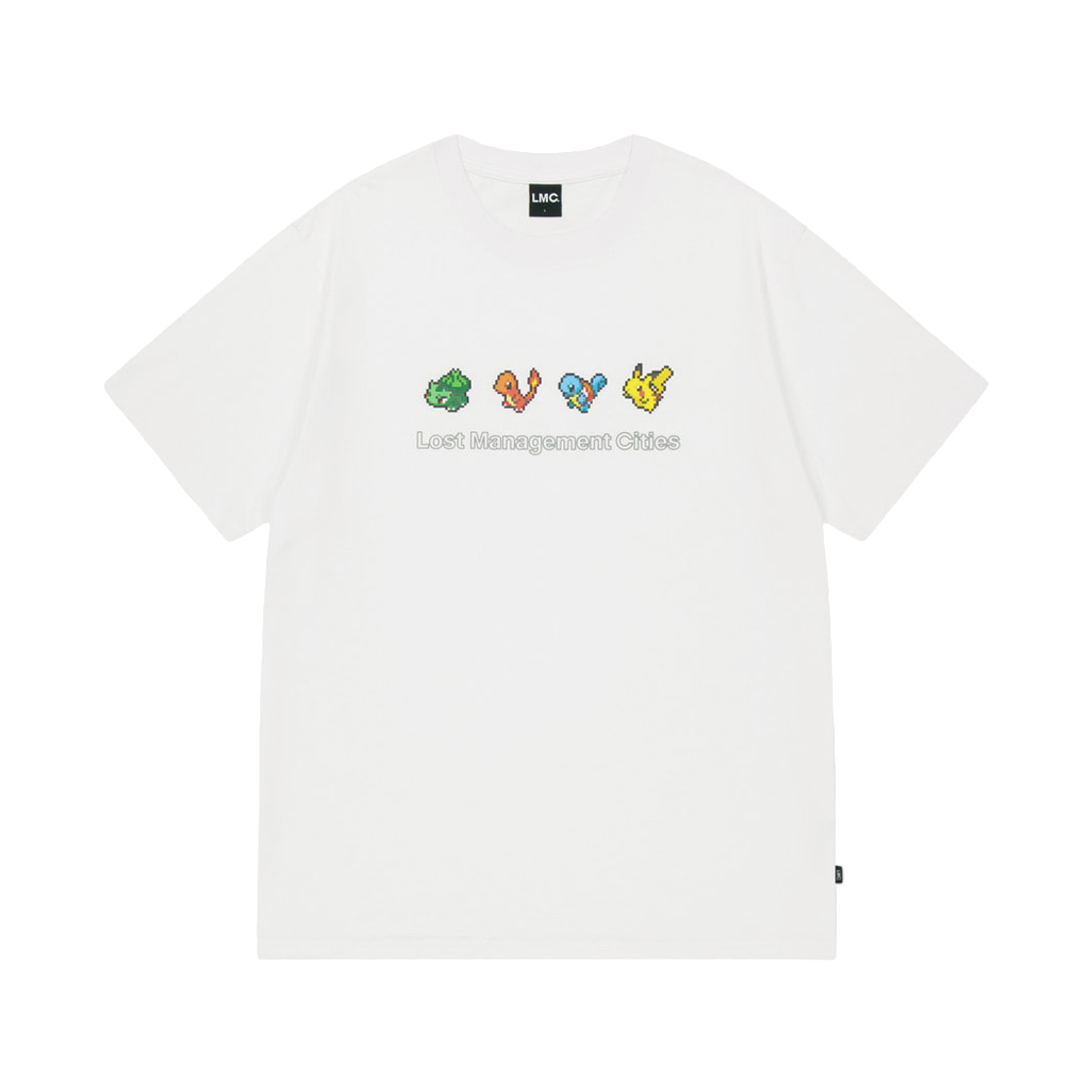 엘엠씨 x 포켓몬 픽셀 아트 랜덤 티셔츠 화이트 B(LMC x Pokemon Pixel Art Random T-Shirt White B) - 1