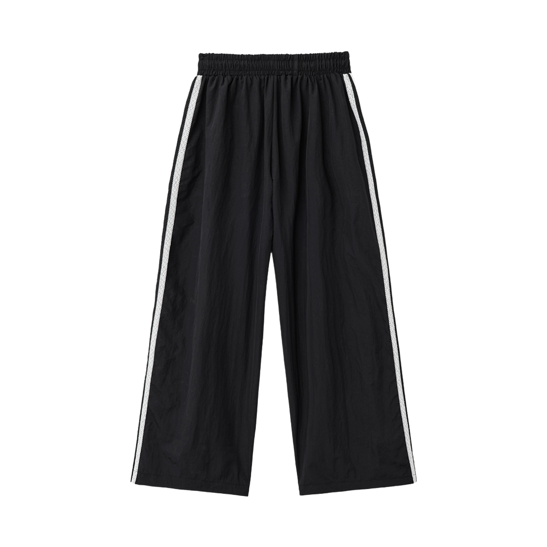 슬릭글로우 레이스 라인 트랙 팬츠 블랙(SLEEKGLOW Lace Line Track Pants Black)