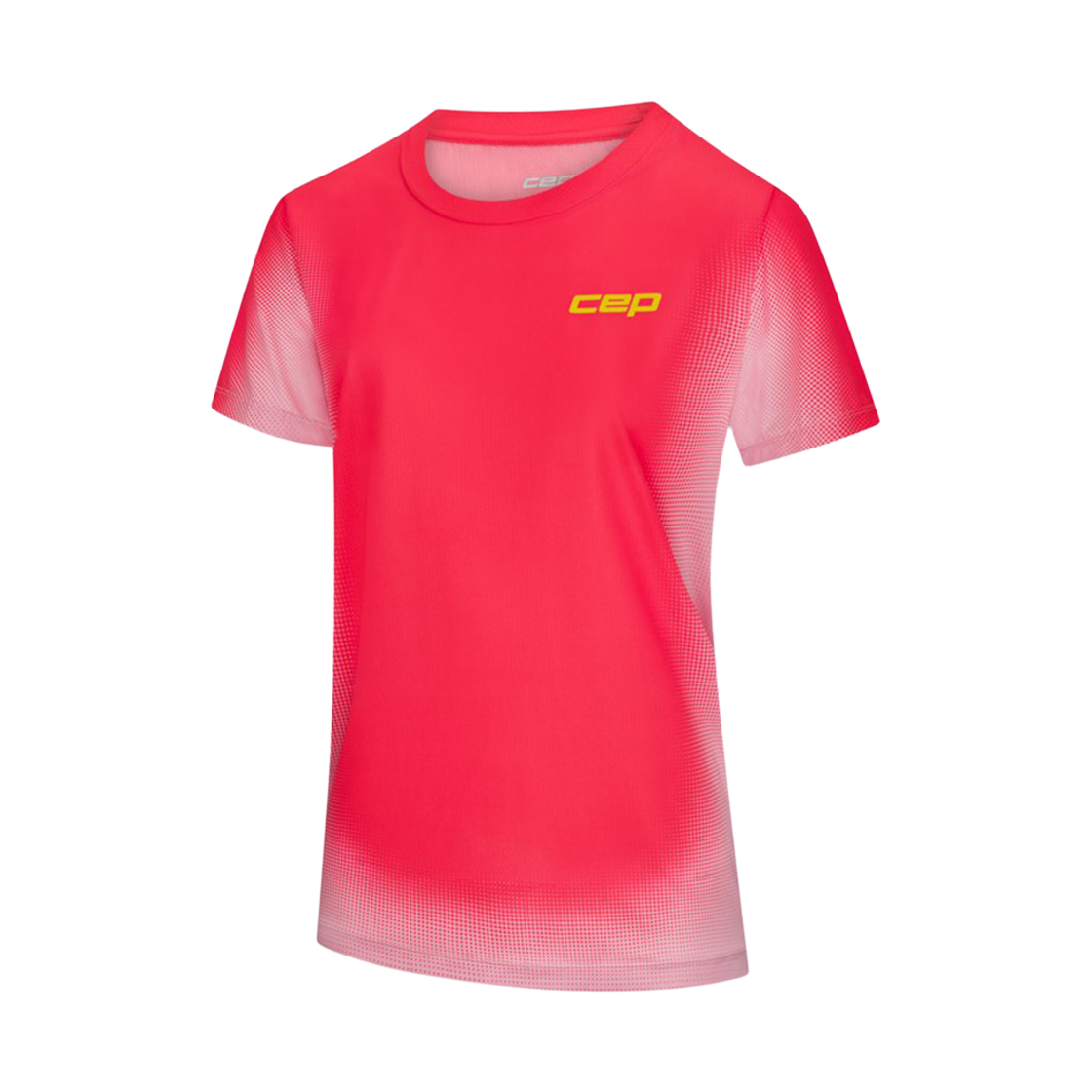 CEP 코어 런 셔츠 숏 슬리브 핑크 페이드 여성용(CEP Core Run Shirt Short Sleeve Pink Fade Women's)