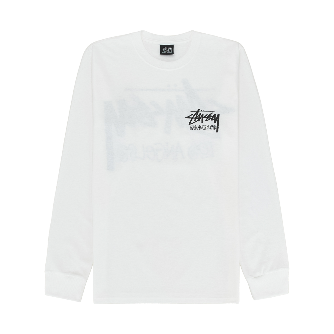 스투시 스탁 로스앤젤레스 롱슬리브 티셔츠 화이트(Stussy Stock Los Angeles LS T-Shirt White) - 2