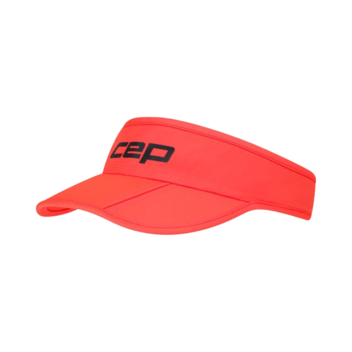 CEP 코어 런 폴더블 바이저 네온코랄 ONE SIZE(CEP Core Run Foldable Visor Neon Coral One Size)