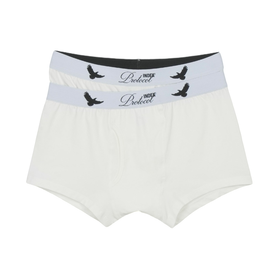 프로토콜 인덱스 더블 밴드 박서 브리프 3팩 화이트(Protocol Index Double Band Boxer Brief 3Pack White)