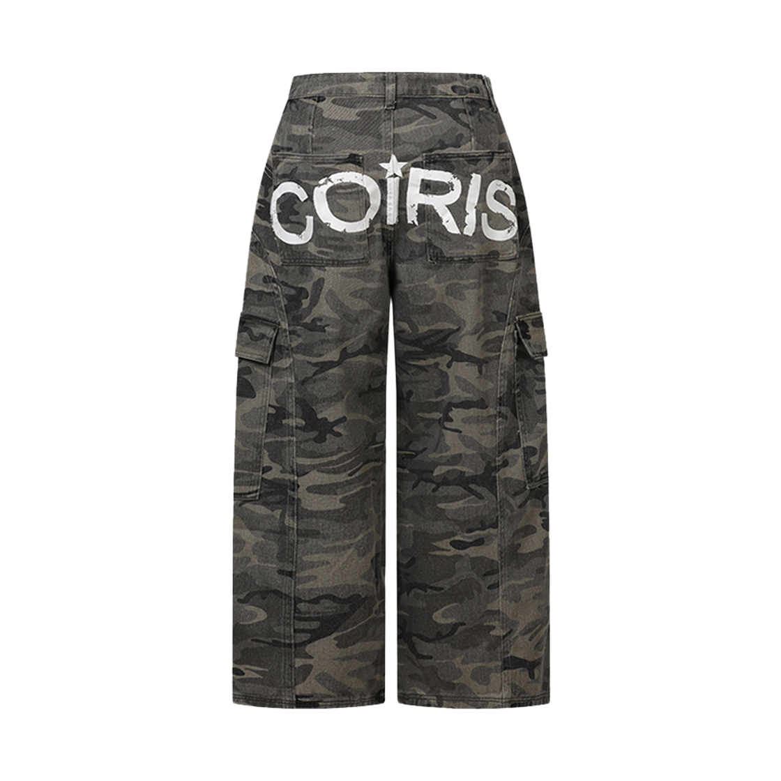 코이리스 마온 카모 카고 코튼 팬츠 남녀공용(Coiris Maon Camo Cargo Cotton Pants Unisex Khaki) - 2