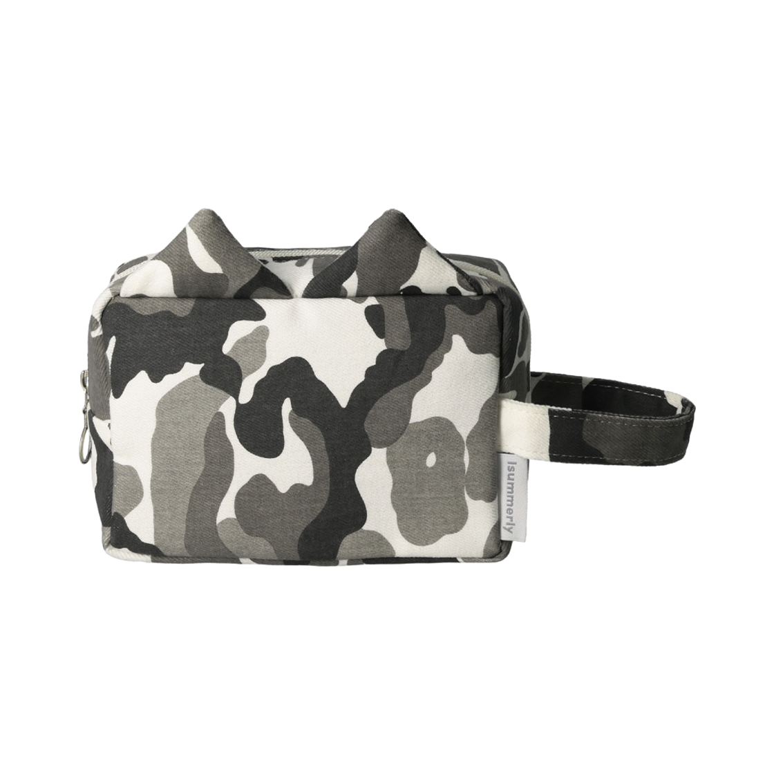 아이썸머리 베이비 냥 파우치 미디움 사이즈 - 카모(Isummerly Baby Nyang Pouch M size - camo cat)