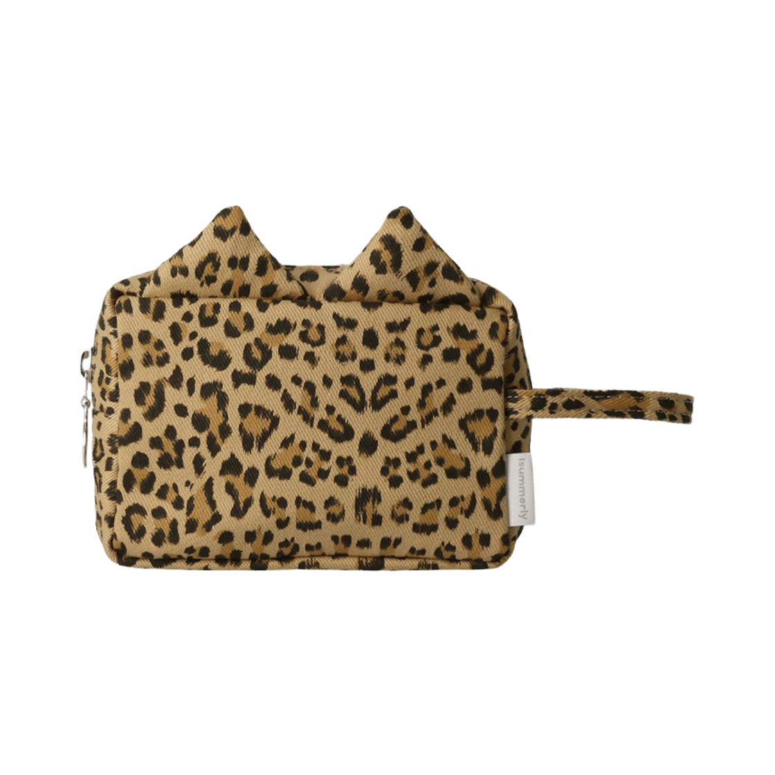 아이썸머리 베베냥 파우치 스몰 사이즈 - 브라운 호피(Isummerly Baby Baby Nyang Pouch S size - brown cat) - 1