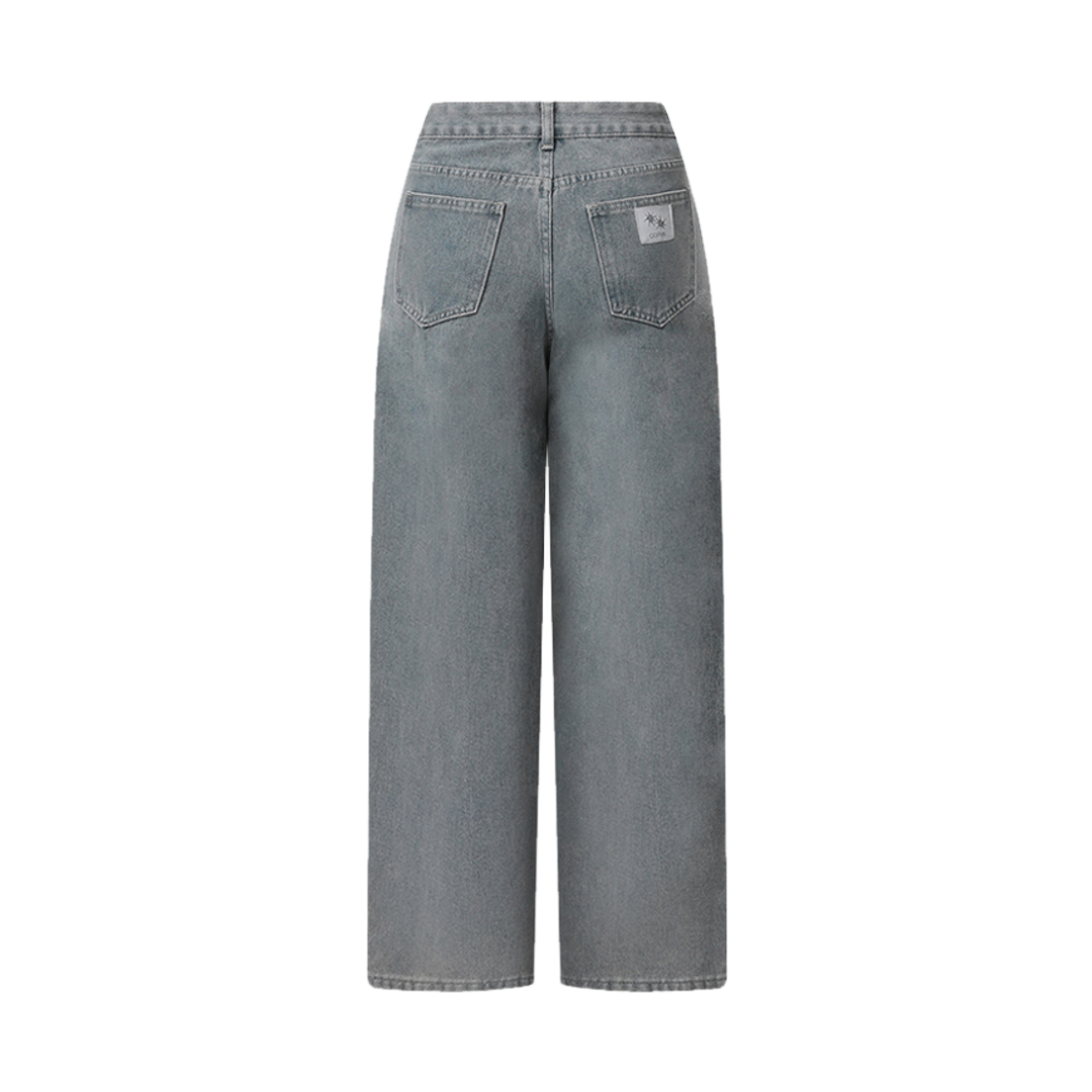 코이리스 사노 빈티지 캣 워싱 와이드 데님 팬츠 그레이 데님(Coiris Sano Vintage Cat Washing Wide Denim Pants Gray denim) - 2