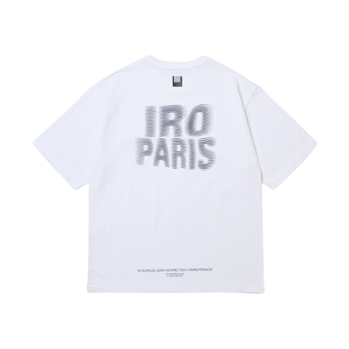 이로 레터링 그래픽 반팔 티셔츠 화이트(Iro Lettering Graphic Short-Sleeve T-Shirt White) - 3