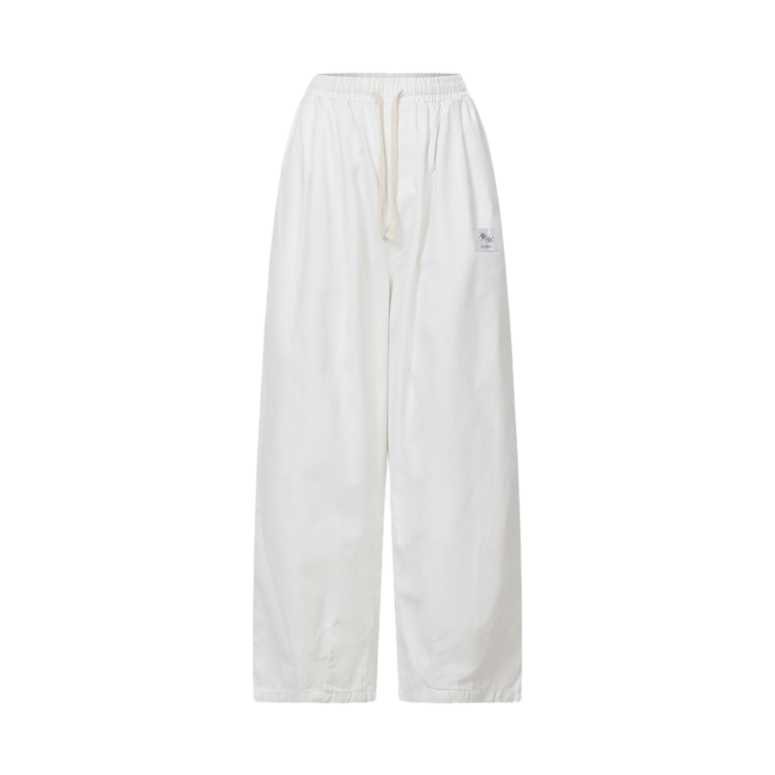 C-P00000BA Coiris Corvin Pintuck Wide Banding Pants Ivory