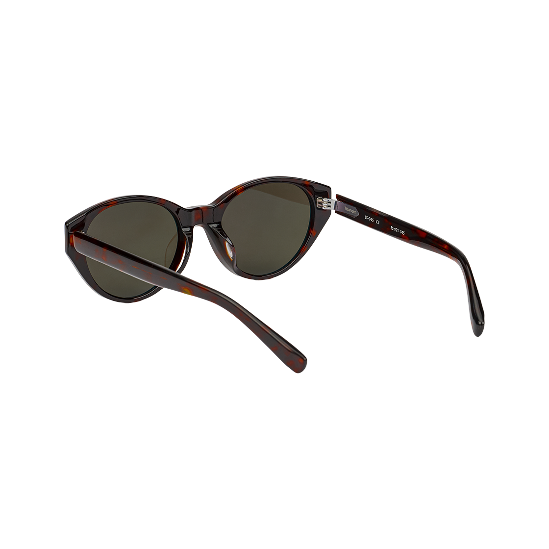 테츠오아이웨어 LS-04S 선글라스 C2 톨토이즈 & 차콜 그레이 렌즈(TETSUO EYEWEAR Ls-04s C2 Torroise & Charcol gray Lens) - 3