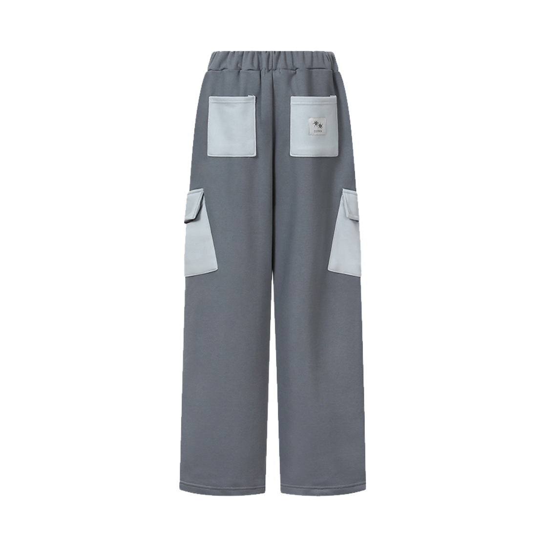 코이리스 비플 셋업 사이드 절개 배색 스웻 팬츠 그레이(Coiris Beeple Set-Up Side Slit Sweat Pants Gray) - 2