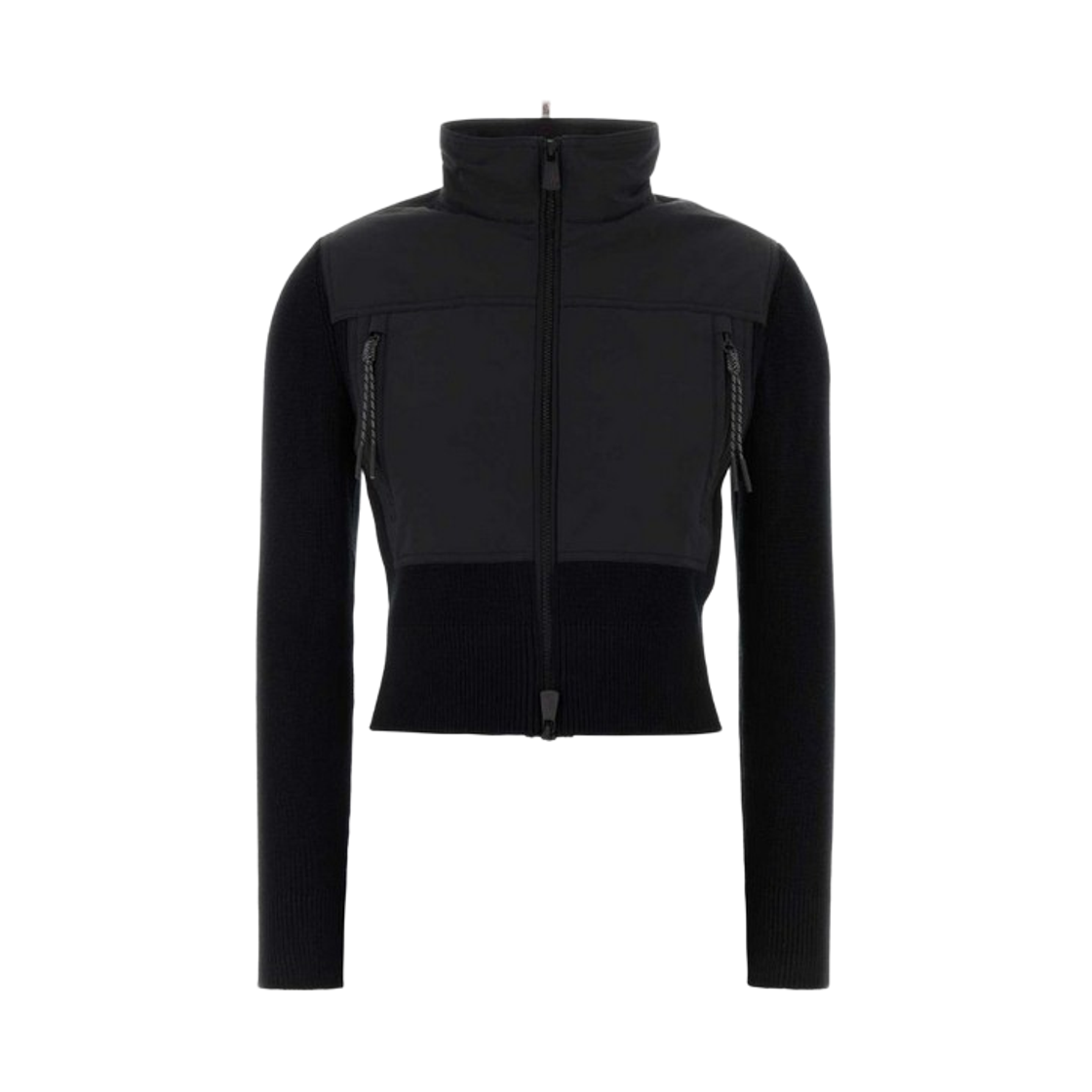 L1-098-9B00004-M9113-999 (W) Moncler Grenoble Padded Zip-Up Cotton Cardigan Black - 26SS