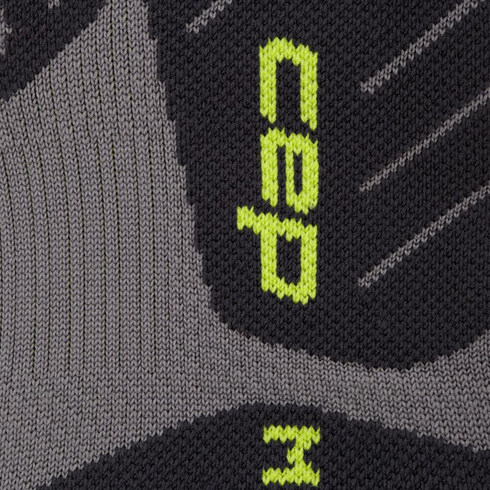 CEP 코어 런 에디션 이립틱 미드컷 삭스 다크그레이 라임 여성용(CEP Core Run Edt. Elliptic Socks Mid Cut Dark Grey Lime Women's) - 2