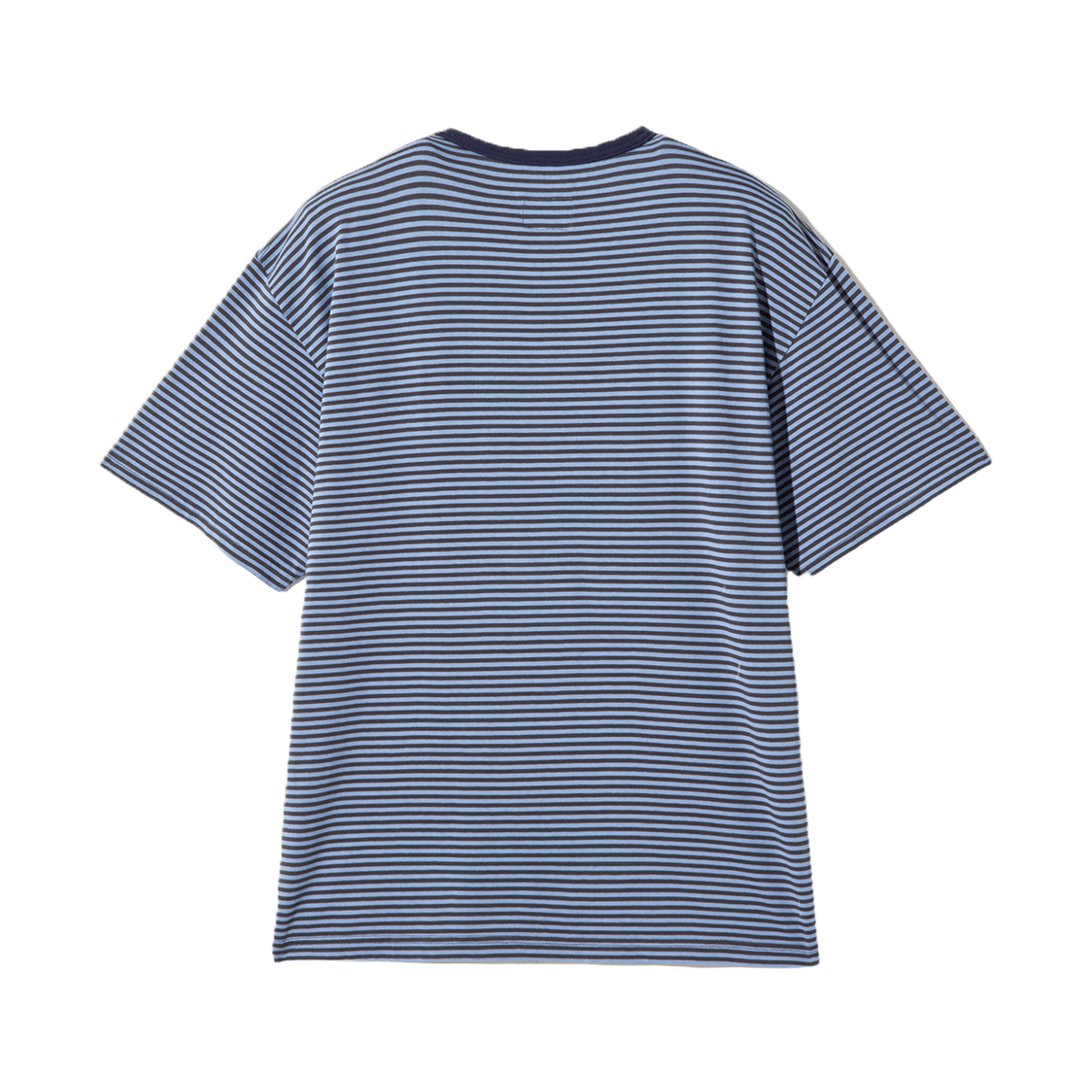 아노트 워시드 스트라이프 티셔츠 차콜 블루(ANNOT Washed Stripe T-Shirt Charcoal Blue) - 2