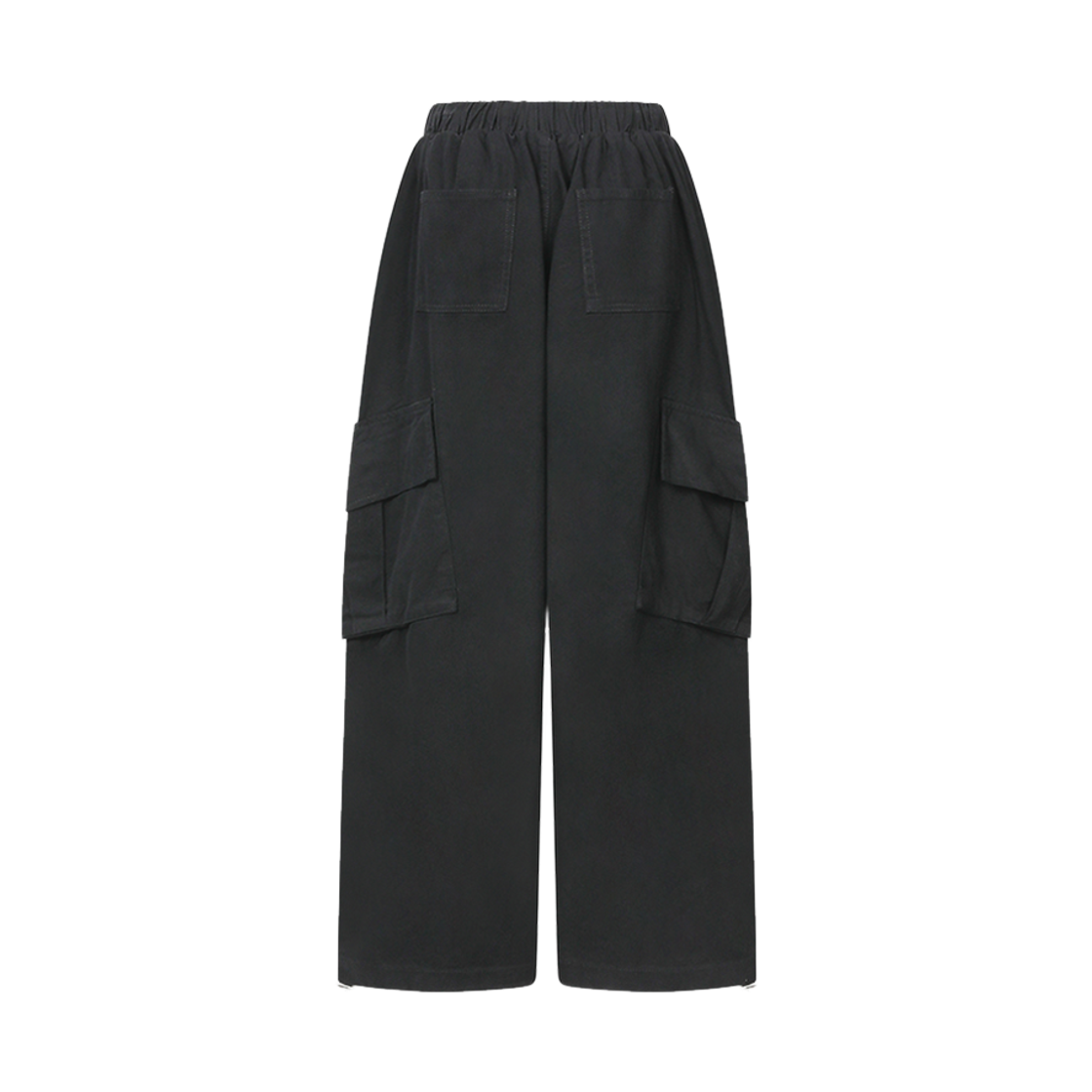 코이리스 에릭 피그먼트 카고 코튼 밴딩 팬츠 블랙(Coiris Eric Pigment Cargo Cotton Banding Pants Black) - 2
