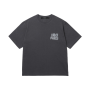 Iro Lettering Graphic Short-Sleeve T-Shirt Dark Gray