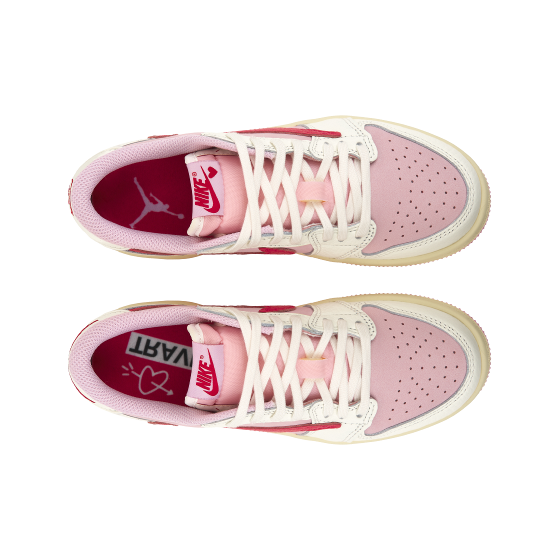 (PS) 조던 1 x 트래비스 스캇 레트로 로우 OG SP 세일 트로피컬 핑크((PS) Jordan 1 x Travis Scott Retro Low OG SP Sail Tropical Pink) - 5