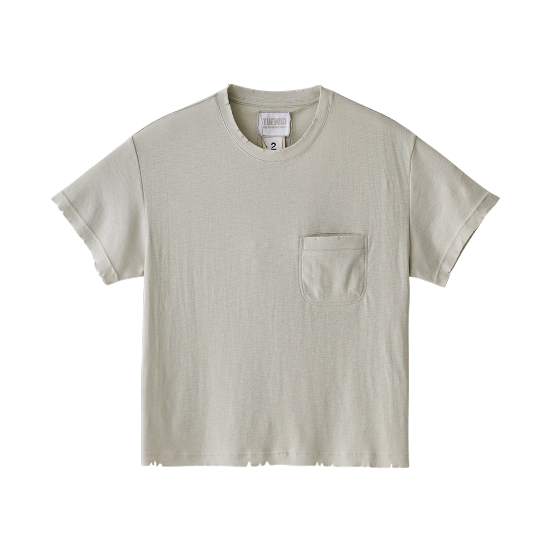 투위드 젠 포켓티셔츠 스모크(Tuewid Zen Pocket T-Shirts In Smoke) - 2