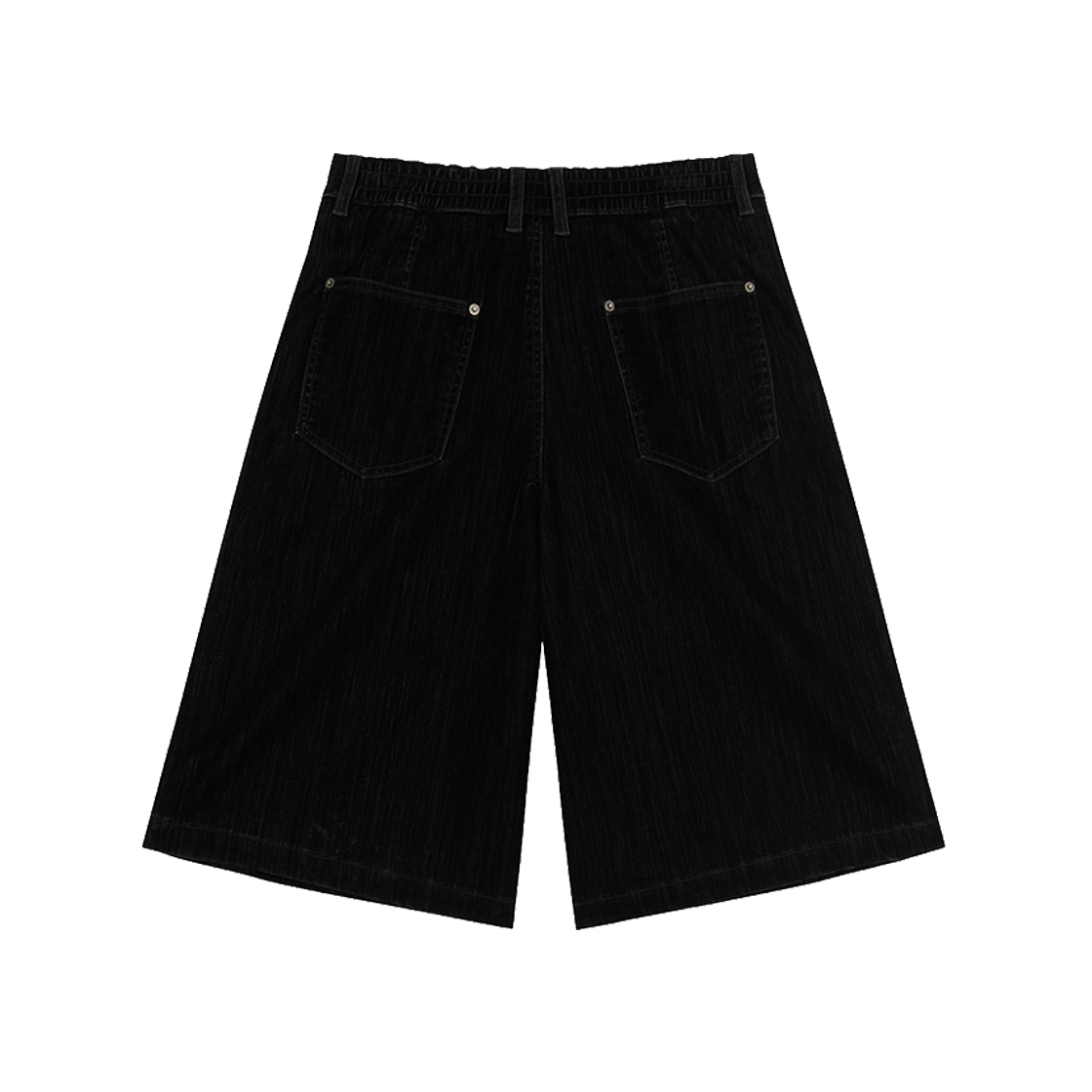 지오송지오 벨벳 데님 쇼츠 블랙 ZI3PT331BK(ZIOSONGZIO Velvet Denim Shorts Black) - 2