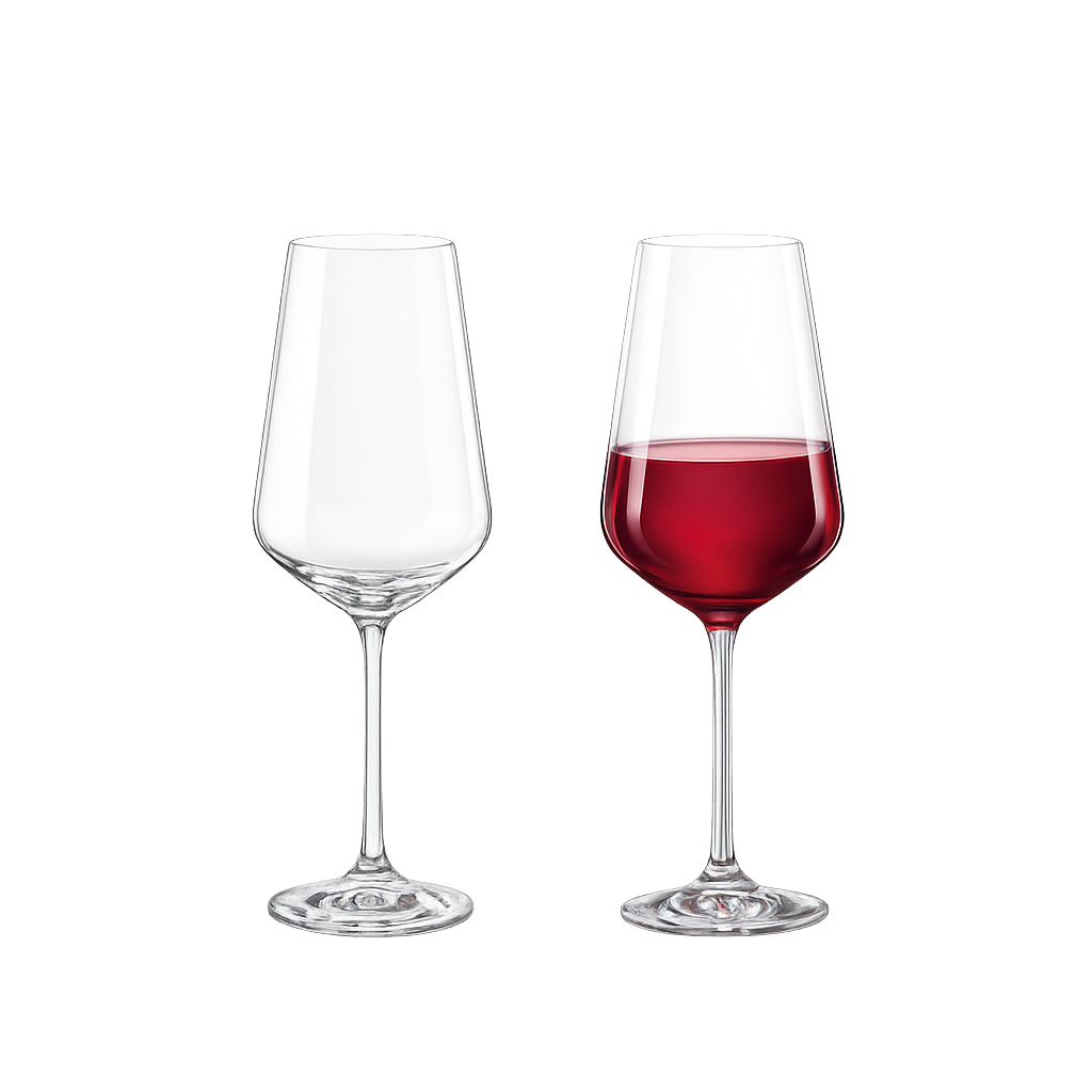 크리스탈렉스 산드라 레드 와인잔 (450ml) 2p(Crystalex Sandra Red Wine Glass (450ml) 2p Set)