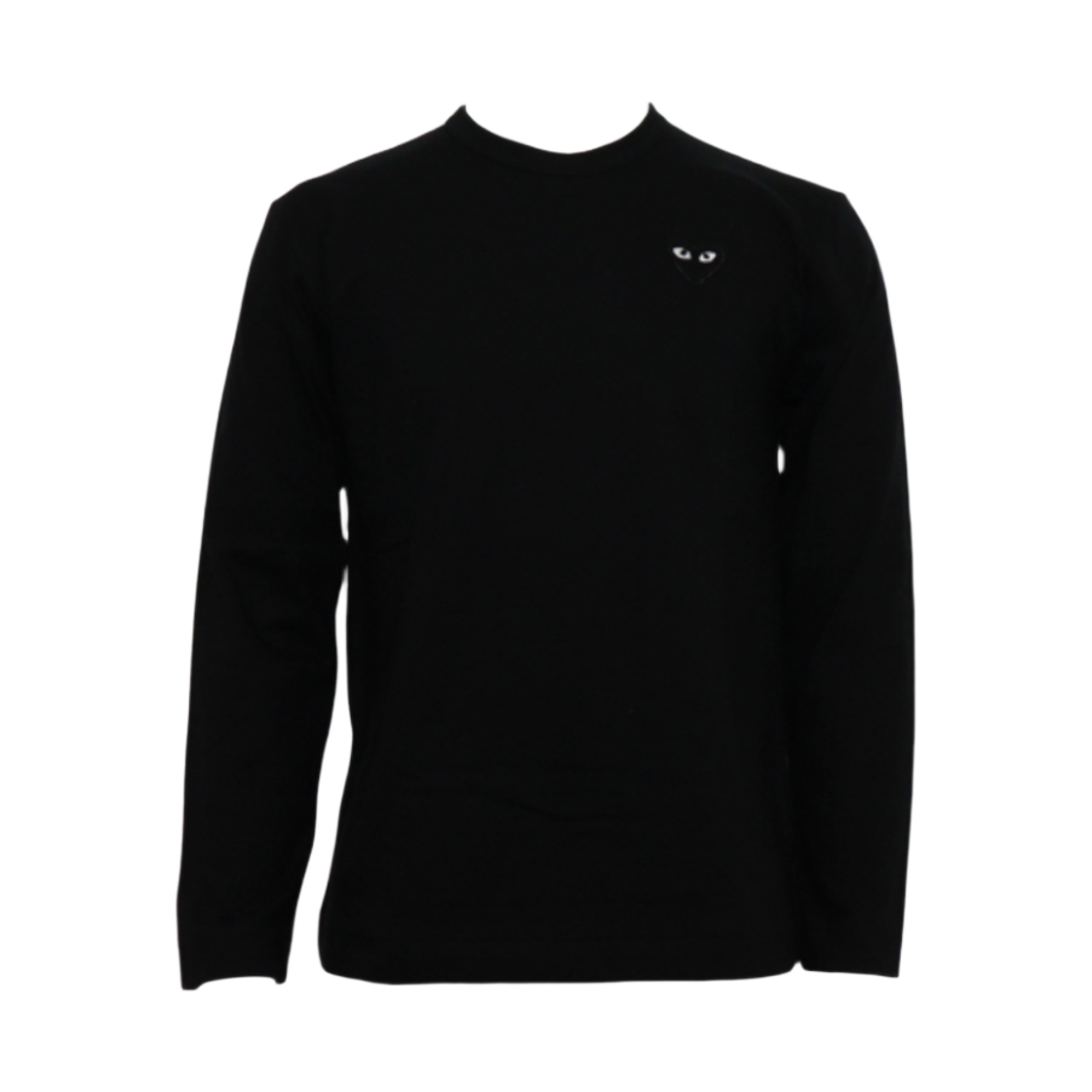 ITTJD3I7MQ5V Comme des Garcons AX-T120 Black Heart Patch Unisex Long Sleeve T-Shirt