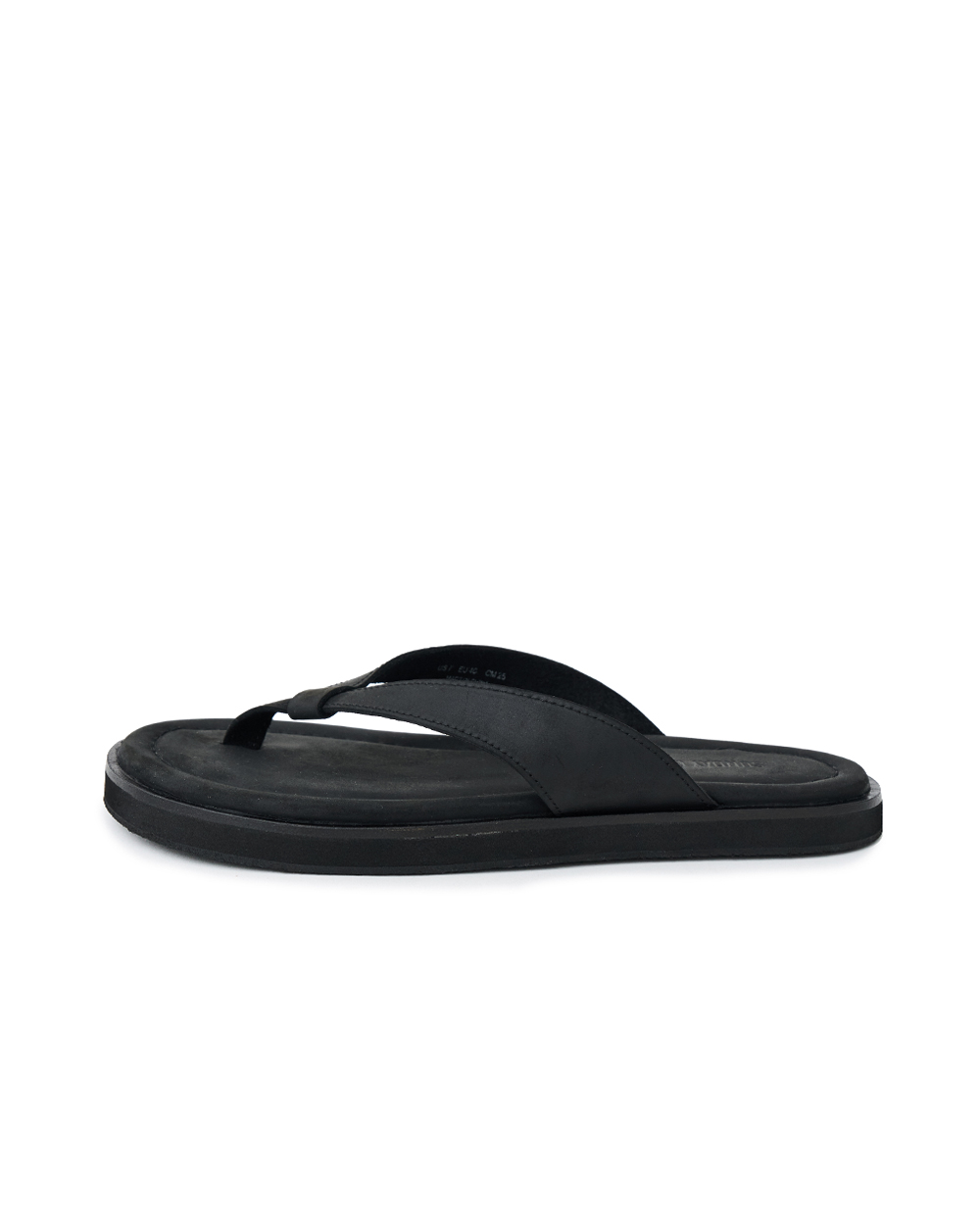 선데이세레머니 빈티지 레더 플립 플랍 - 블랙(SUNDAY CEREMONY Vintage Leather Flip Flops - Black) - 3