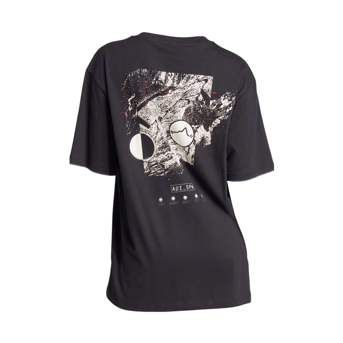JI6791 Adidas City Escape Space Graphic T-Shirt Black - KR Sizing