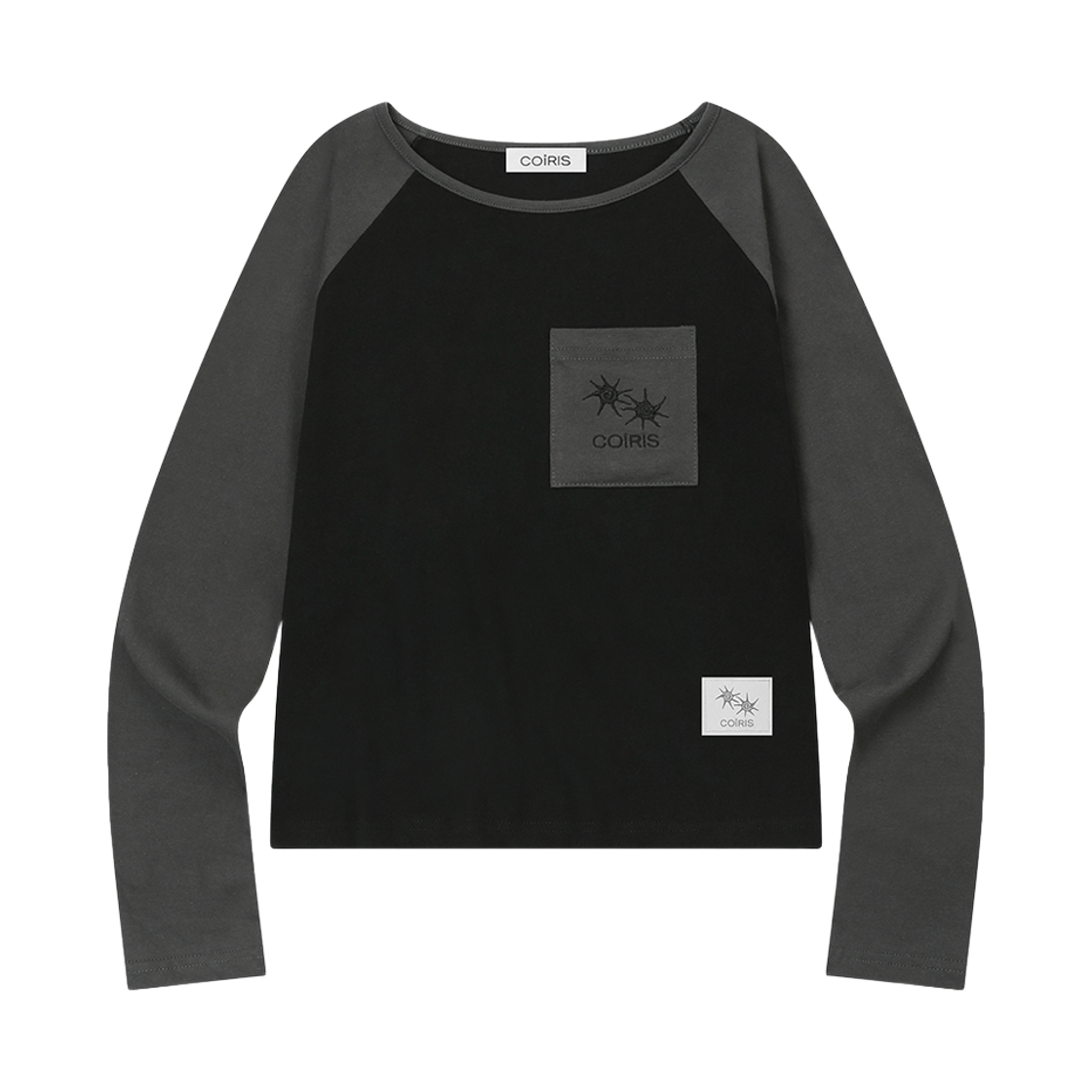 C-P00000DW Coiris Raish Raglan Long Sleeve T Black