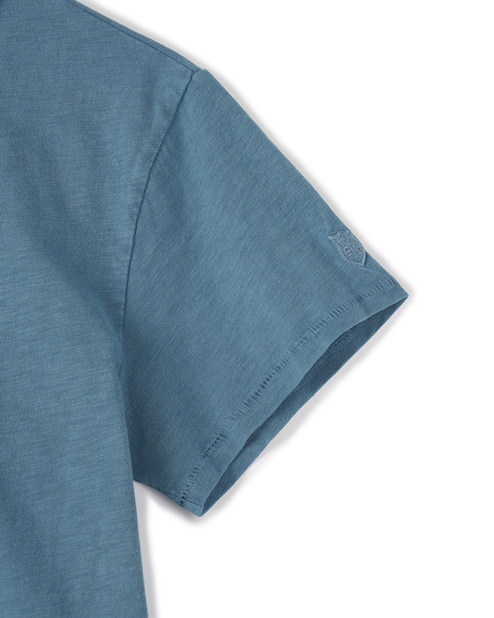 [예약 배송] (W) 선데이세레머니 내추럴 다이드 베이직 슬럽 티 - 딥 인디고([예약 배송] (W) SUNDAY CEREMONY Natural Dyed Basic Slub Tee - Deep Indigo) - 5