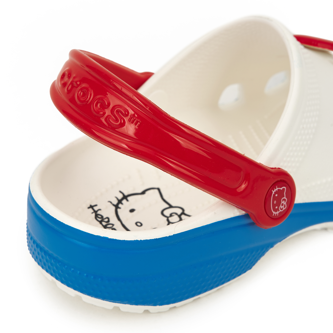 (W) 크록스 x 헬로 키티 클래식 클로그 화이트((W) Crocs x Hello Kitty Classic Clog White) - 8