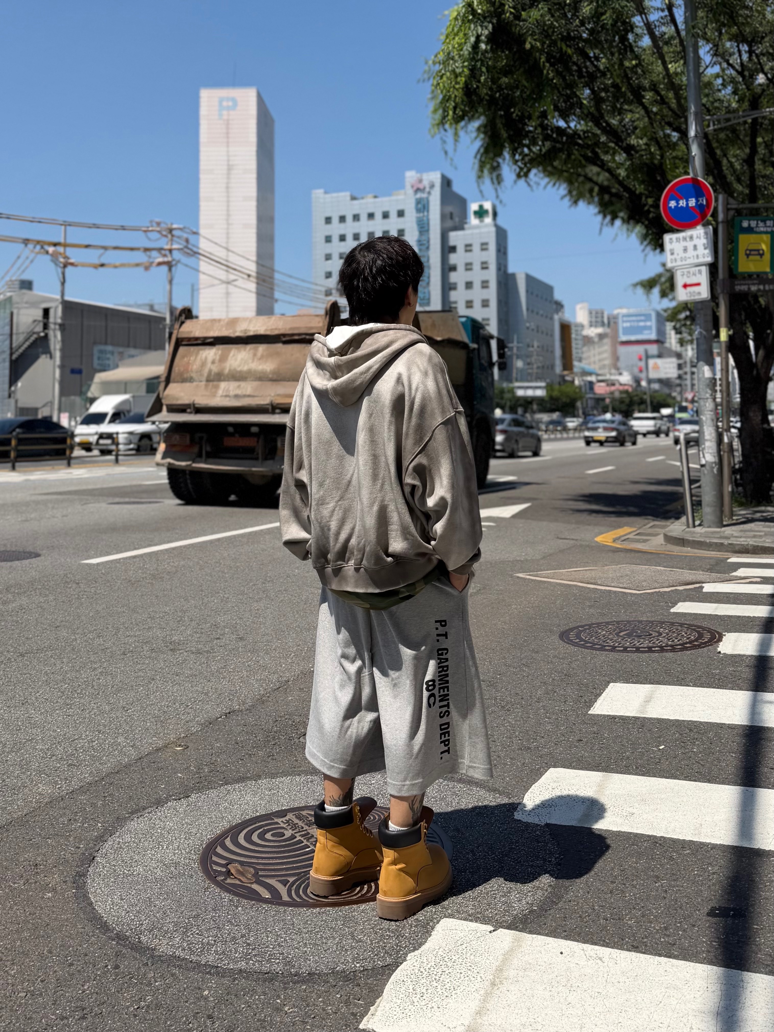 Timberland Premium 6 inch Waterproof Boot Wheat Nubuck - Wide 착용 스타일 - 4