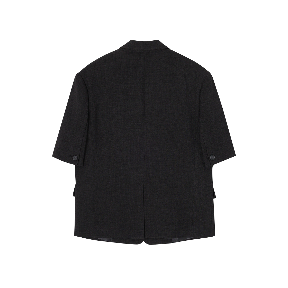 (W) 송지오 아티저널 하프 슬리브 자켓 블랙((W) SONGZIO Artisanal Half Sleeve Jacket Black) - 2