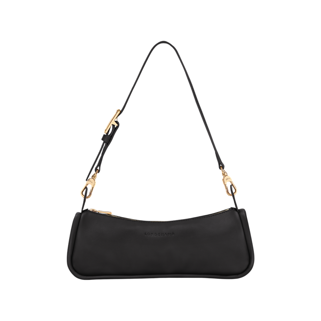 10384HJI001 Longchamp Looong M Shoulder Bag Black
