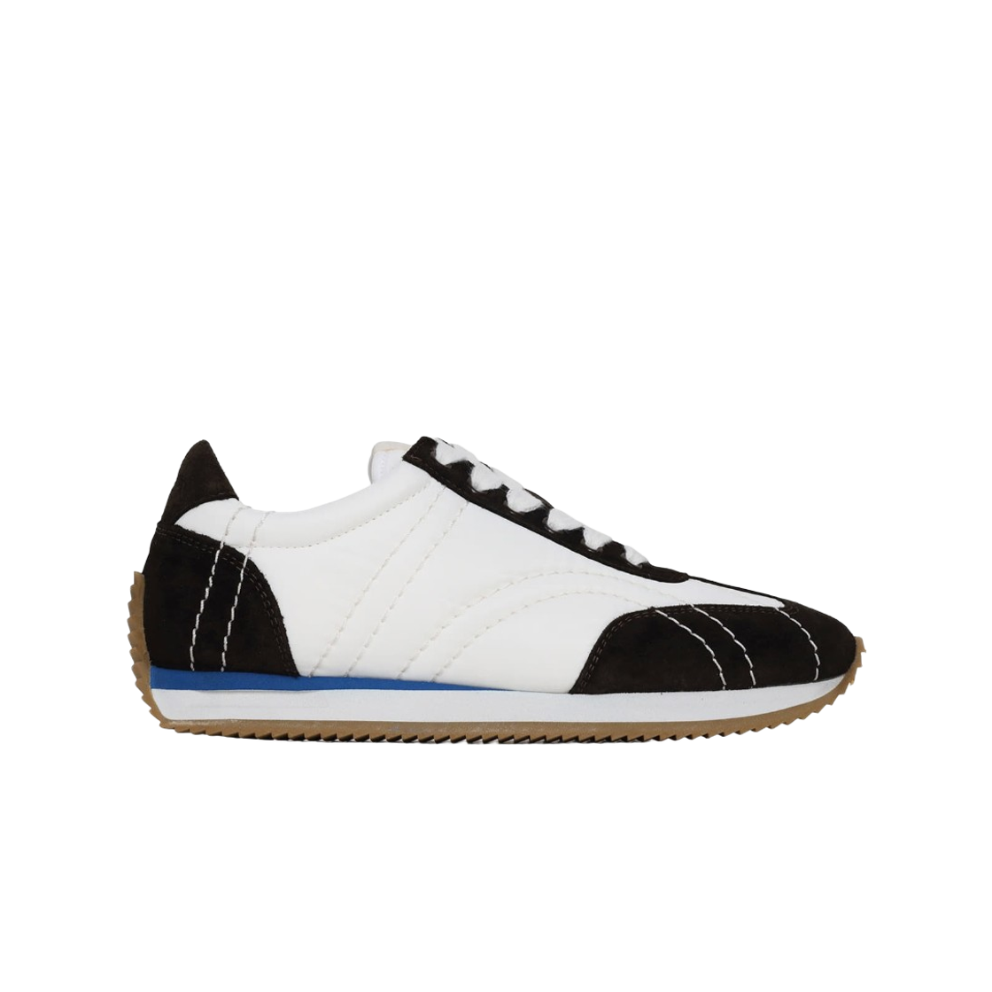 (W) 토템 스포츠 스니커즈 블랙 다크 브라운((W) Toteme Sport Sneakers Black Dark Brown)