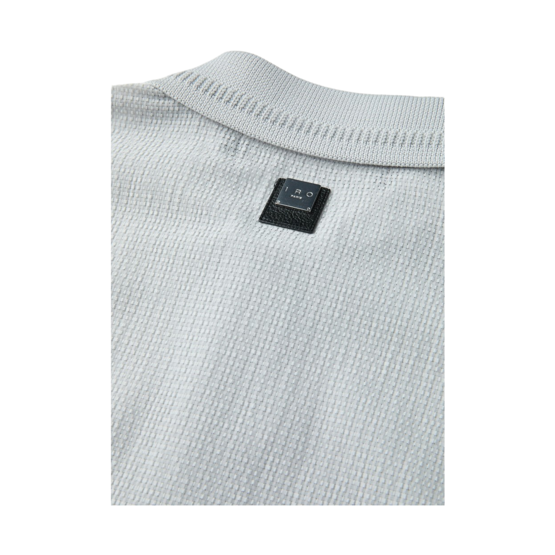 이로 온드라 시어서커 카라 반팔 티셔츠 아이보리(Iro Ondra Seersucker Collar Short-Sleeve T-Shirt Ivory) - 5